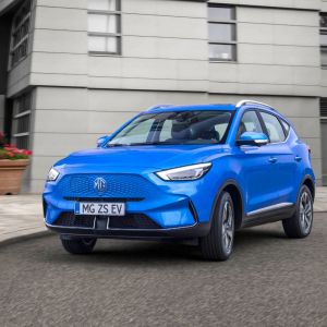 MG ZS EV front dynamic driving 02 presskit MG ZS EV front dynamic driving 02 presskit